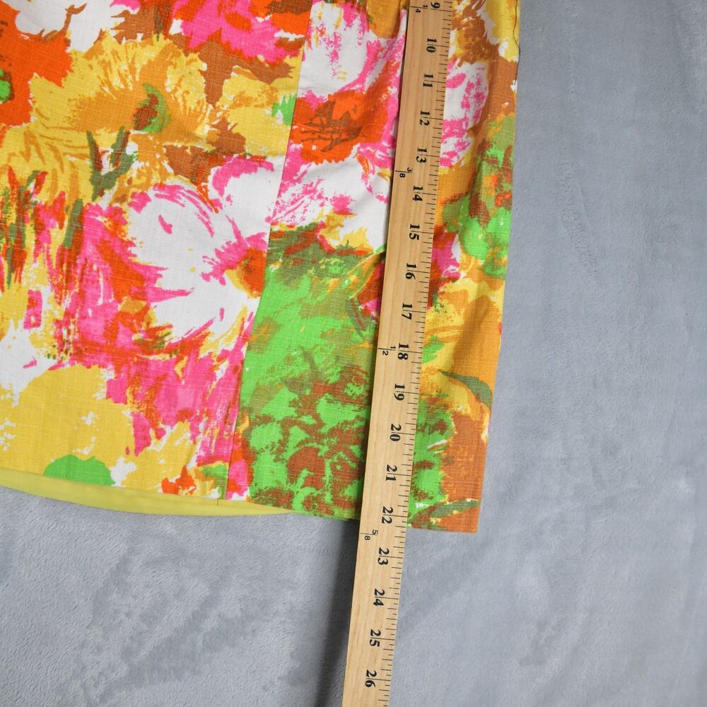 Talbots Skirt Women's‎ 6 Floral Lined Back Zip A-Line - Picture 7 of 7
